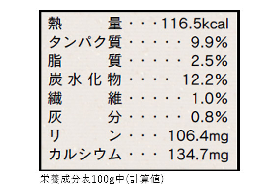 成分表